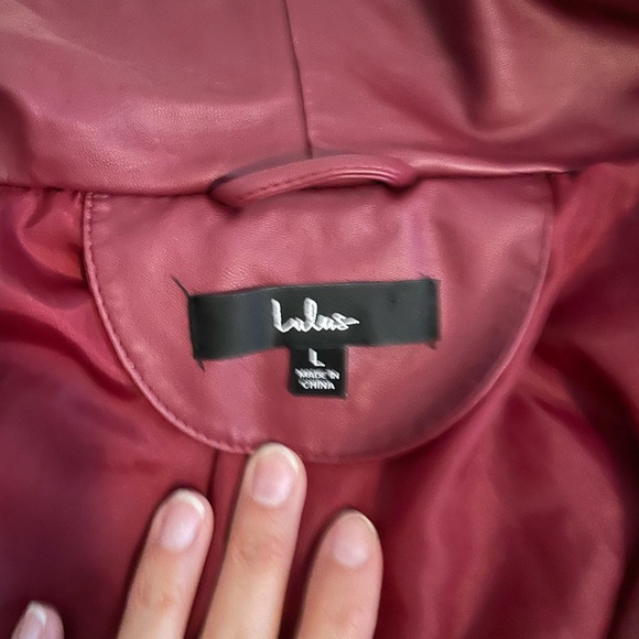 Lulus size large red jacket - Picture 2 of 3